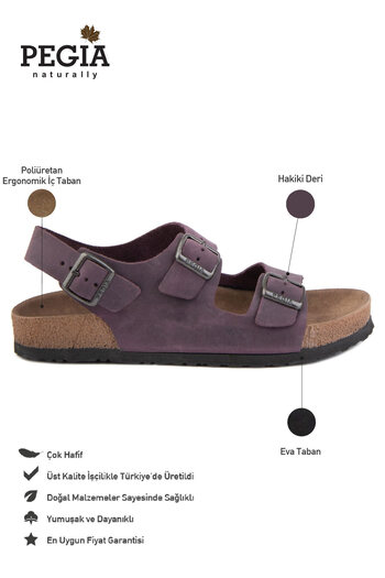 Pegia Women's Strappy Leather Sandals 215515
