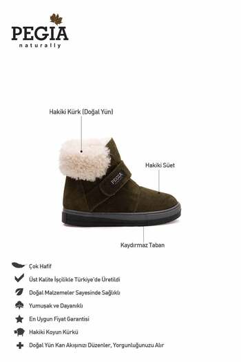 Pegia İçi Kürklü Cırtlı Çocuk Botu 186063