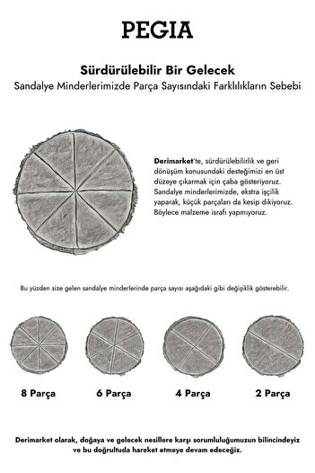 Pegia Натуральна хутряна подушка для стільця Mnd001