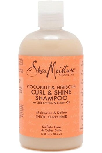 Shea Moisture Shea-coconut & Hibiscus Curl Shine Shampoo 13oz