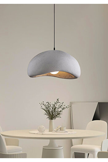 HOMİNG Homing Stone İskandinav Tarz Dokulu Avize Gri 241641