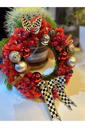Marrone Fantastic Ribbon Door Ornament Doormat Kit Door Decor Garland