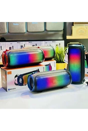 OEM Boxă portabilă, J031, baterie externă cu lumini LED RGB, 18W, PMPO, USB/AUX