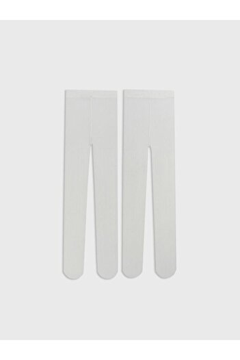 LC Waikiki Basic Baby Girl Pantyhose 2 Pack (S5)