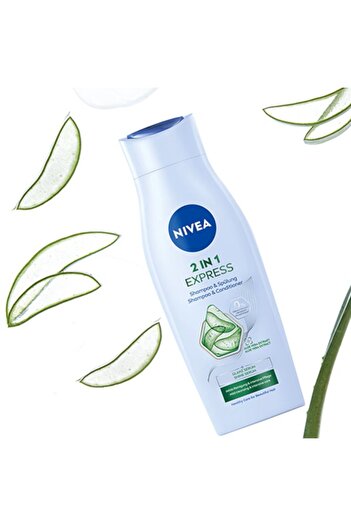 NIVEA 2in1 Express Shampoo & Conditioner, 250 ml X3pcs