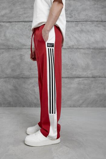 NOMARC 3 Striped Red Tracksuit with Barcode