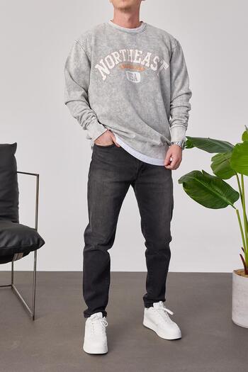 NOMARC Northeast Washed Gray Sweatshirt