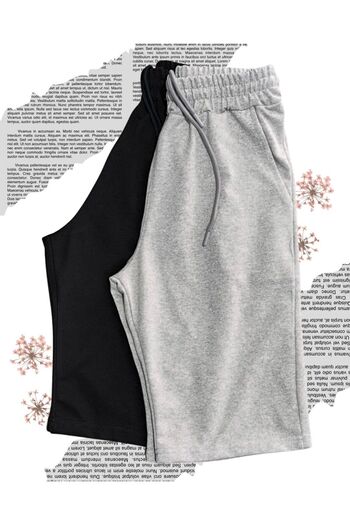 VERSCOVE 2-Piece Combination Comfortable Fit Seasonal Maxi Combed Cotton Shorts