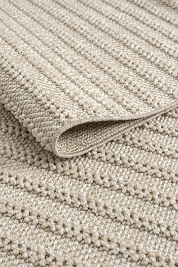 Eliz Home Bej Kahverengi Dokuma Halı Kilim Salon Mutfak Koridor Yolluk Dokuma Makine Halısı 0019