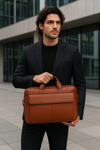 MESCHAIN Taba Unisex 16"-17" Laptop και Τσάντα με θήκη για Χαρτοφύλακα