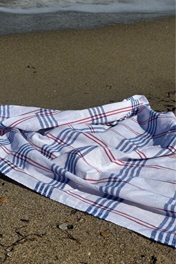 Stella Belli 100% Cotton Peshtemal |   Lightweight, Absorbent, Quick Dry |   Beach and Bath Towel |   Set of 2