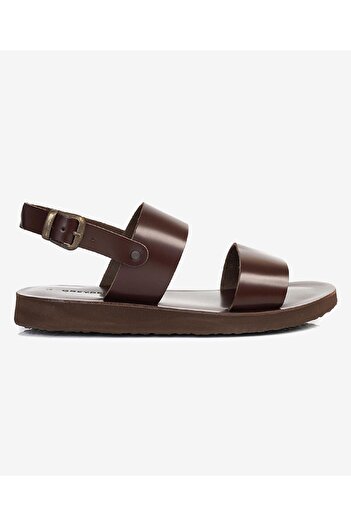 Greyder Erkek Kahverengi Hakiki Deri Sandalet 3Y1CS62622