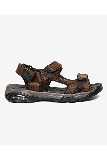 Greyder Men's Brown Genuine Leather Sandals 4Y1Cs14520