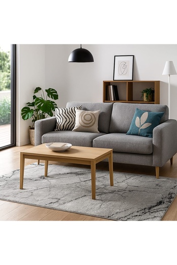 Perdegal Premium Carpet Diva, Modern, Neutral Colors 1.6MX2.3M Anthracite, Living Room, Bedroom, Hallway, Child's Room