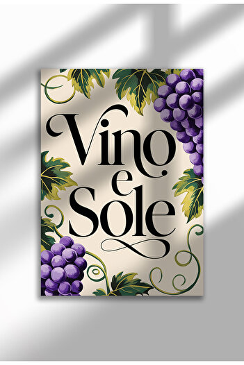 21mxm Imprimeu mediteranean, poster pe pânză cu fructe și flori, decor de perete fără ramă