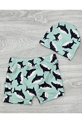 Emilakids Boy's Sea Shorts and Check Suit