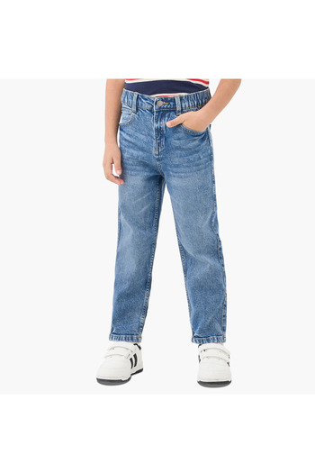 Juniors Solid Jeans with Pockets