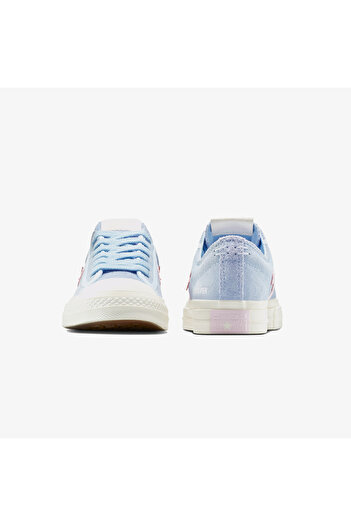 Converse Star Player 76 Colorful Suede Kadın Mavi Sneaker