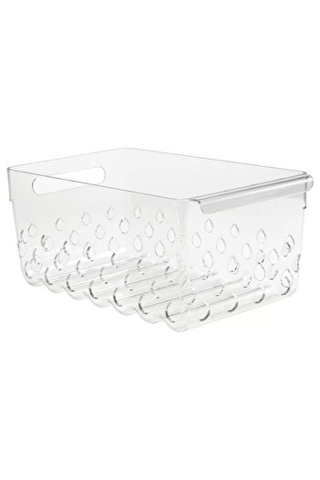 IKEA Storage basket for fridge, transparent, 30x19x14 cm