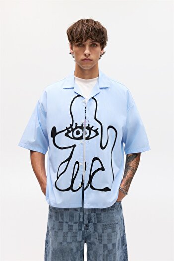 Pull & Bear Bráulio Amado kısa kollu gömlek