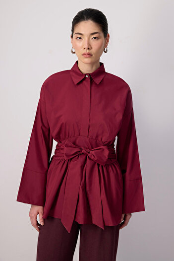 Touché Privé Belt Shirt Collar Tunic