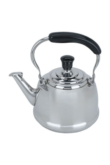Alsaif Gallery Steel Tea Kettle, 5 Liters - Silver