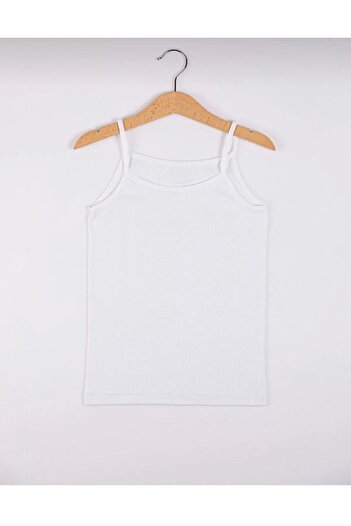 Şahinler Şahinler Bc001, 6'Li Package Girl's Ribbed Thread Strap Tank Top 100% Cotton *****