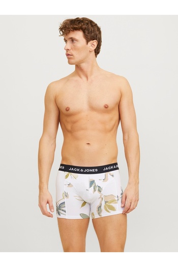 Jack & Jones JACK JONES Ανδρικό Σετ Μπόξερ 6 τεμαχίων με σχέδια από βαμβάκι 12273114