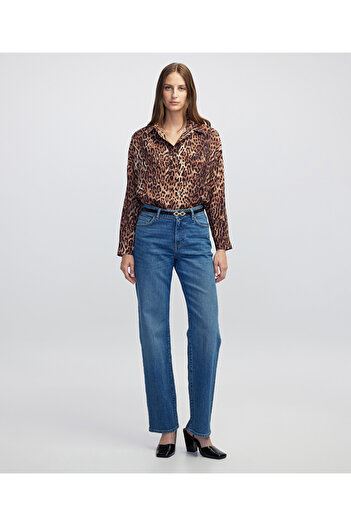 İpekyol Leopard Print Blouse