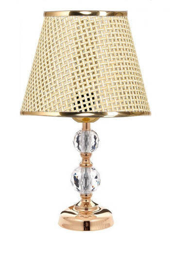 571 Store T Series Table Lampshade Metal and Glass Body Fabric Headboard