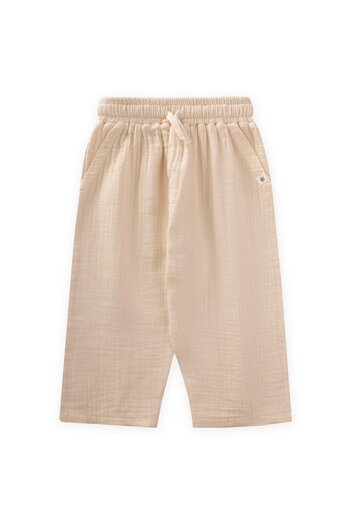 Cigit Muslin Trousers 1-7 Years Beige