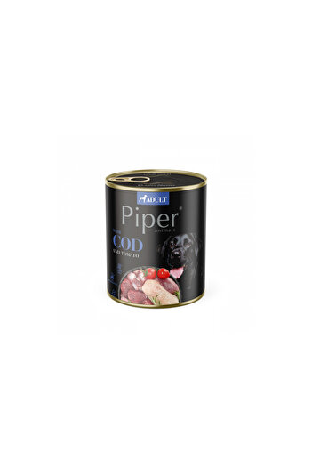 Dolina Noteci Hrană umedă Piper Adult, Cod și Roșii 800g