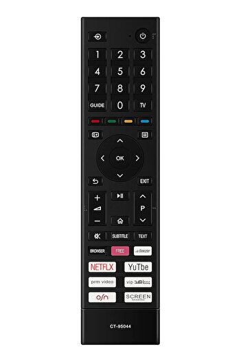The Bros CT-95044 Replacement Remote fit for Toshiba 4K LED LCD Smart TV CT95044