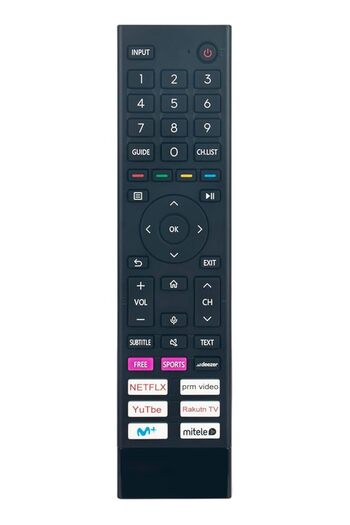 The Bros ERF3D80-0012 Replacement Voice Remote fit for Hisense QLED 4K Smart TV 50E7HQ ERF3D80 0012