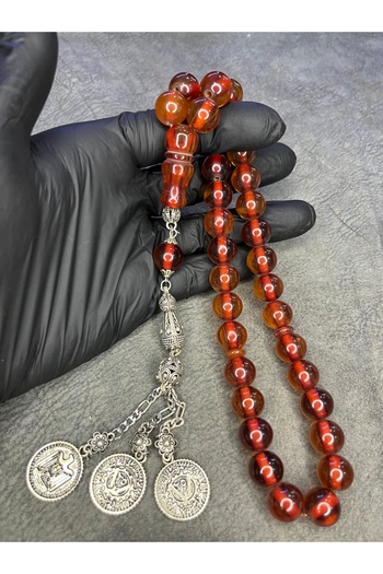 Mos Tespih Large Size Special Design Tassel Tightening Amber Prayer Beads