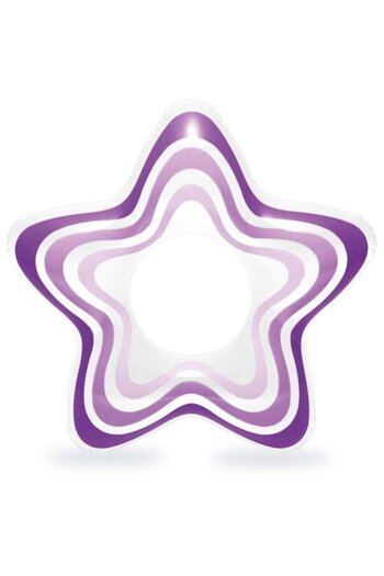 Intex Inflatable swimming float, Intex, star-shaped, purple, 74x71 cm