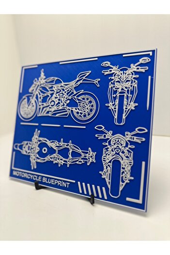 Butik Pictură motociclist cu imprimare 3D V2