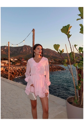 ESRAHELVACI Gül Tasarım Mini EH Collection Elbise
