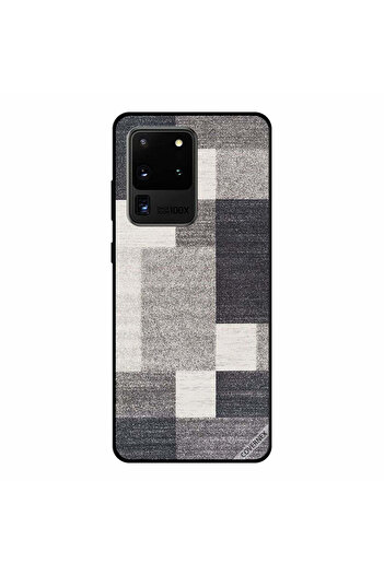 Covernex Samsung Galaxy S20 Ultra Case Cover Grey Carpet Pattern