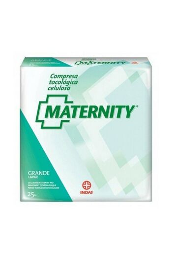 Casio Indasec Maternity Postnatal Pads, 25 pieces