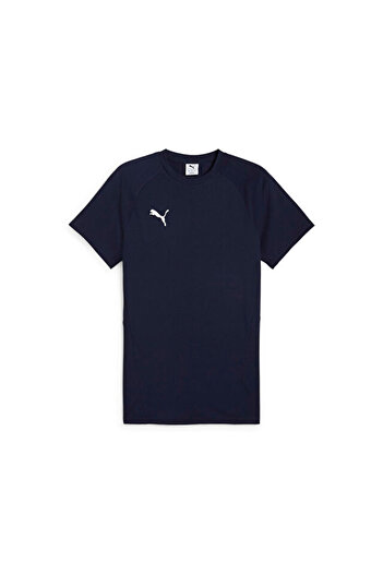 Puma TeamEvostripe Tee Ανδρικό μπλουζάκι casual 65995306 Navy blue