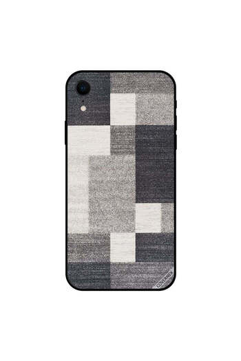 Covernex iPhone XR Case Cover Grey Carpet Pattern