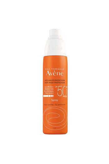 Avene Sun protection spray SPF 50+ Solare, Spray, 200 ml