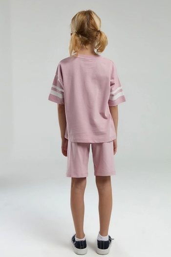 U.S. Polo Assn. Girl's bermuda set - salmon