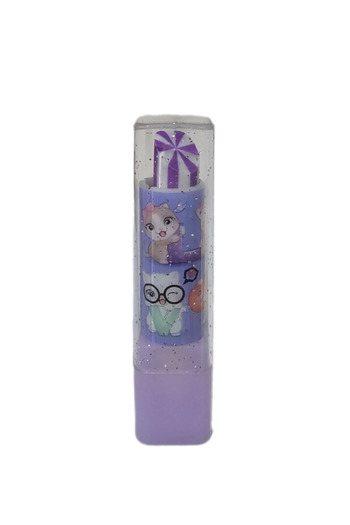 FixPoint Purple Cat Illustrated Lipstick Eraser (1 Piece)
