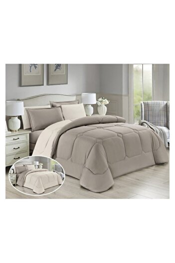 smart home Luxury summer bedspread, double-sided system, 6 pieces, double size (250 x 230 cm) - fits a 200 x 200 cm bed