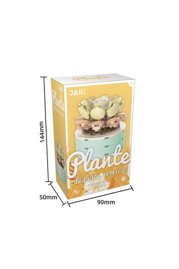 JAKI Block Succulent Flowers 9 cm 120 Pieces Flower Pot Series-3