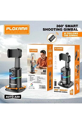 Generic PLOKAMA SELFIE STICK AUTO-A20 360 SMART SHOOTING GIMBAL