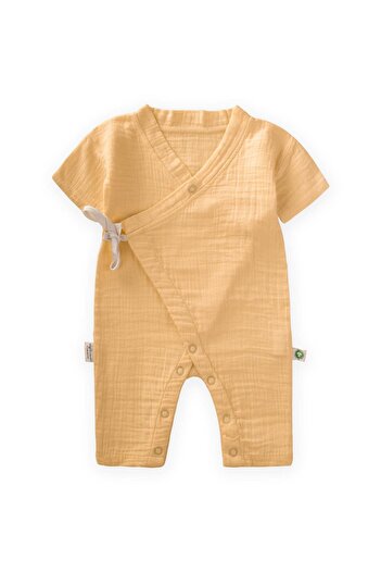 Cigit Organic Double Breasted Muslin Jumpsuit 0-9 Months Sundres