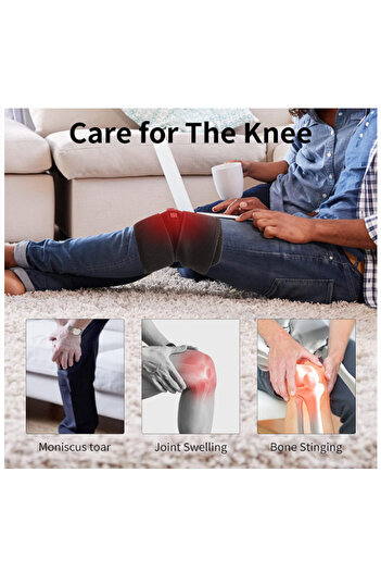 Generic Electric Knee Heating Pad USB Heated Knee Brace Support for Arthritis Joint Old Cold Leg Knee Warmer